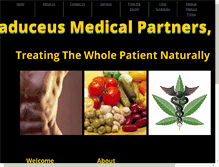 Tablet Screenshot of caduceusmedicalpartners.com
